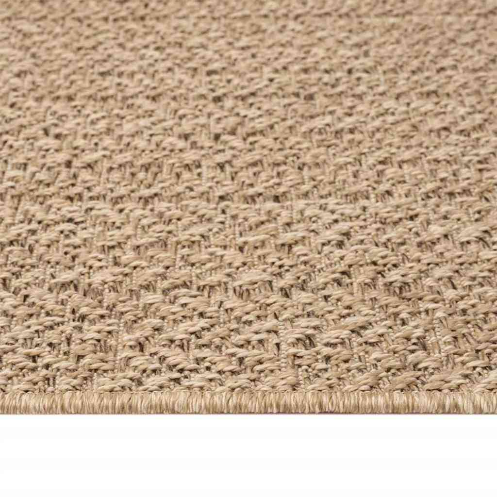 Teppich Zizur Jute-Optik Indoor Und Outdoor Braun