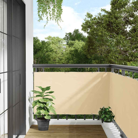 Balkon-Sichtschutz Pvc Creme