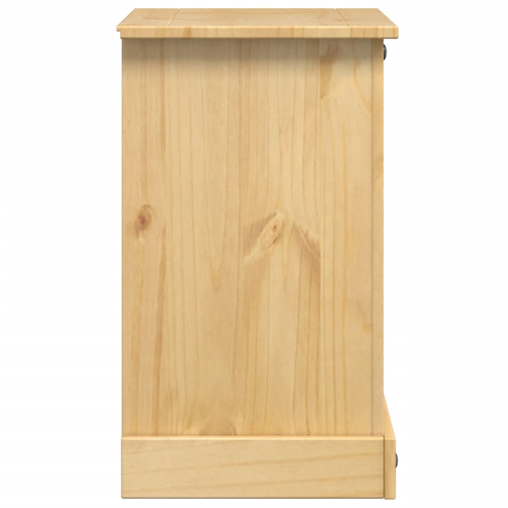 Nachttisch Corona 53X39X66 Cm Massivholz Kiefer