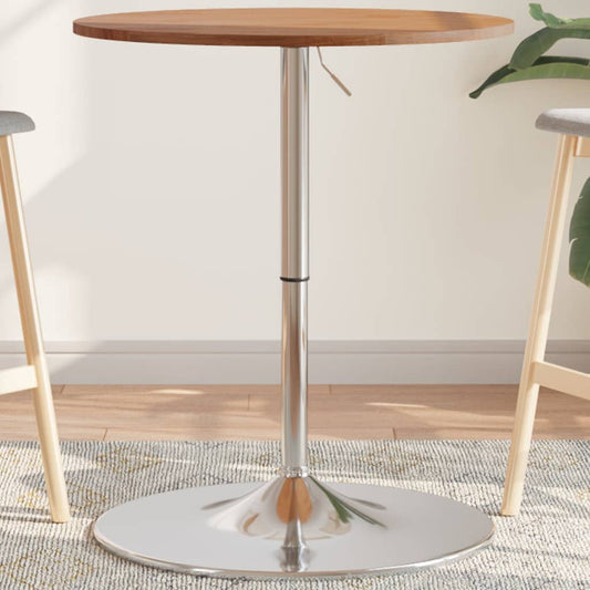 Bartisch Ø60X89,5 Cm Hellbraun