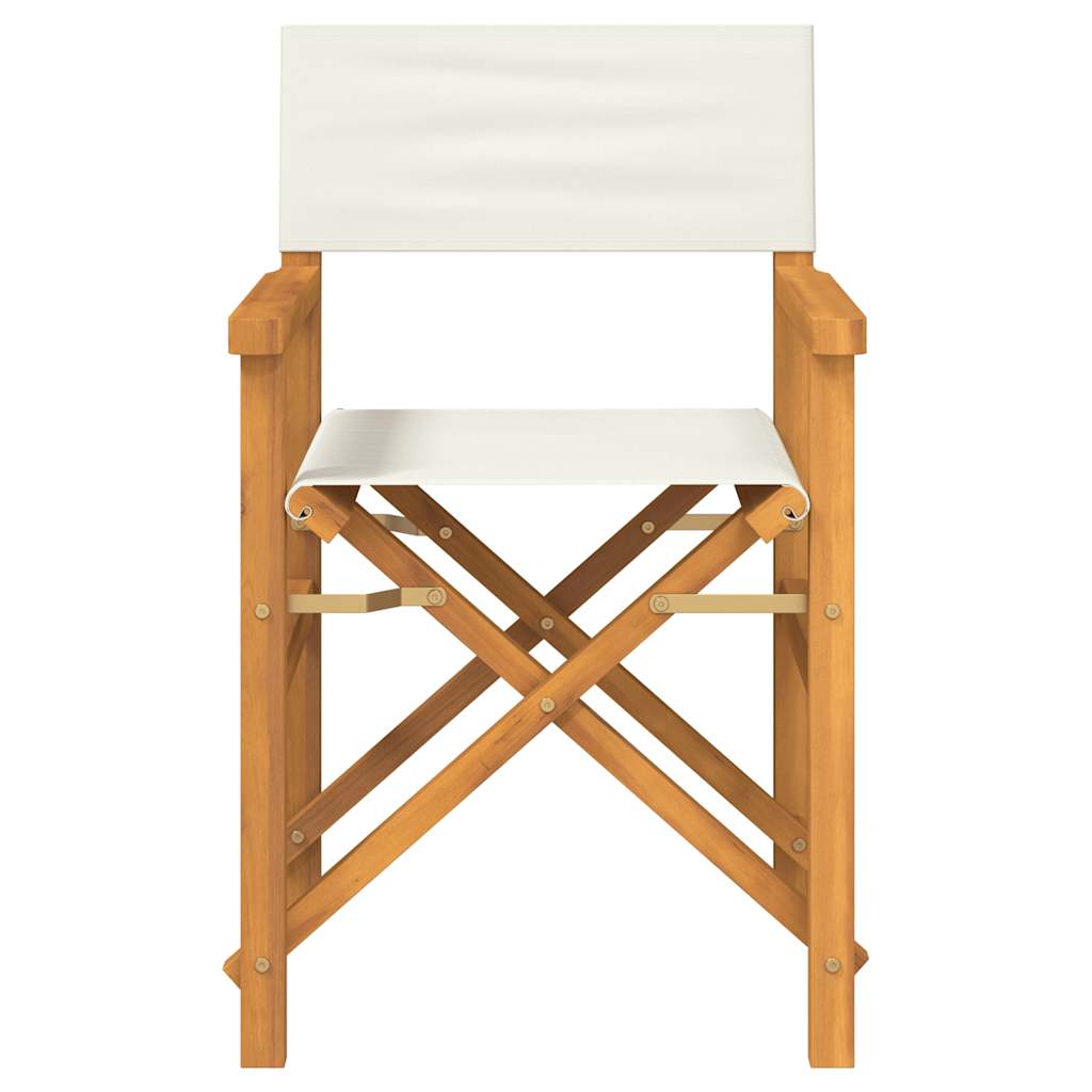 Regiestuhl Klappbar Massivholz Teak