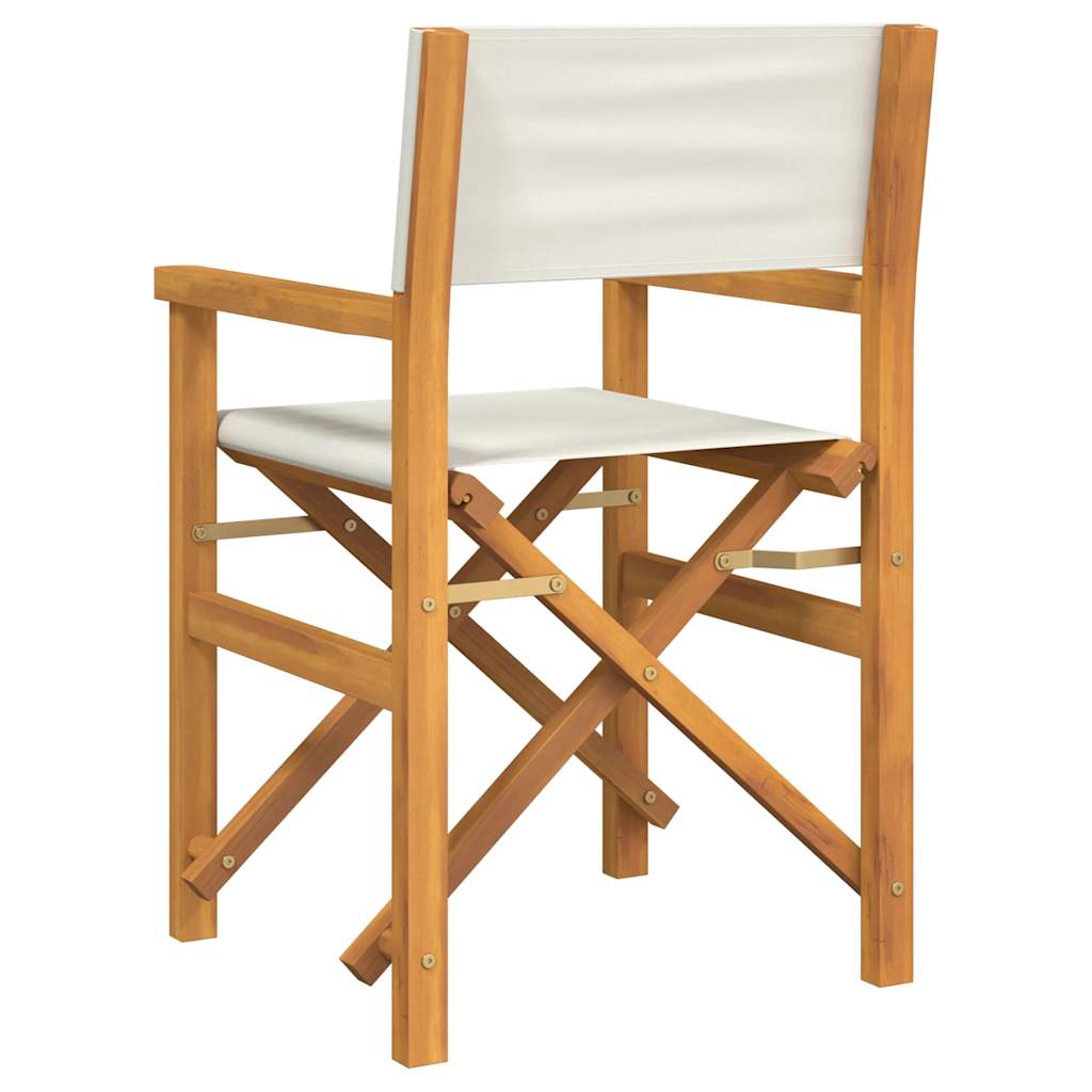Regiestuhl Klappbar Massivholz Teak