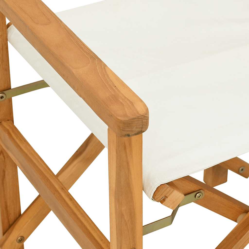 Regiestuhl Klappbar Massivholz Teak