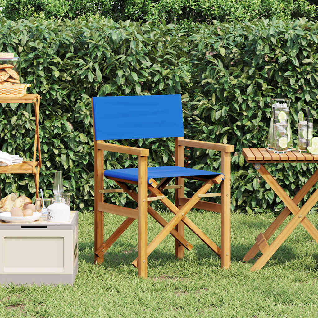 Regiestuhl Klappbar Massivholz Teak