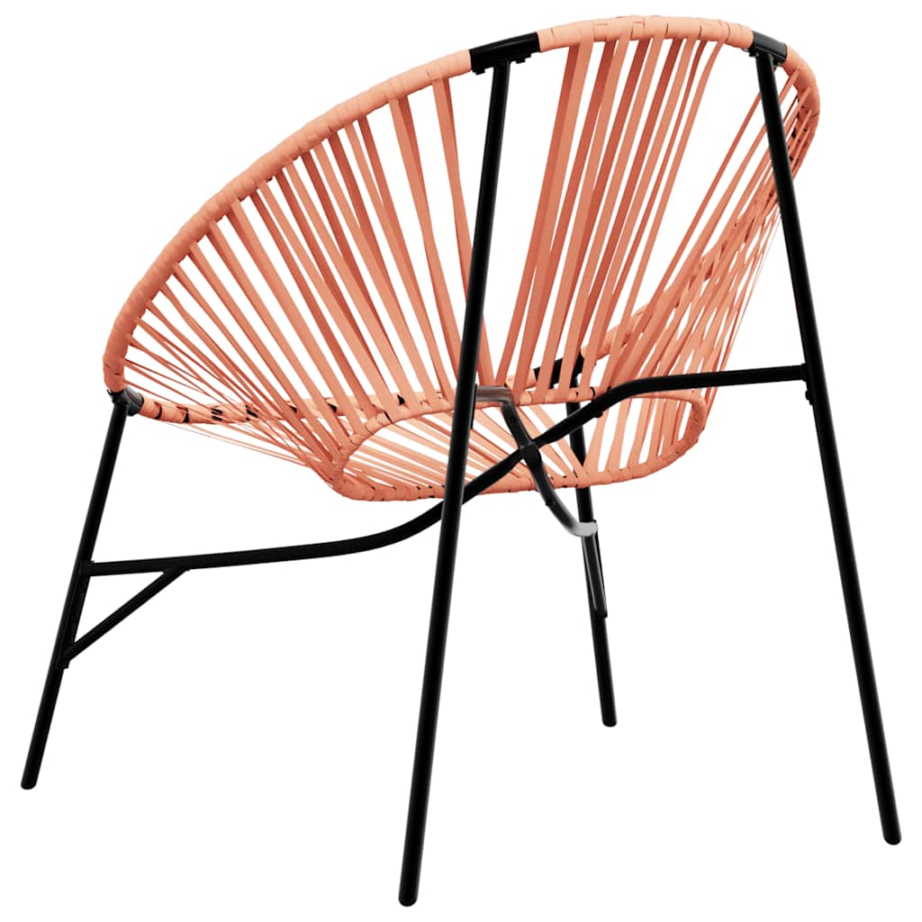 Gartenstuhl-Set 3-Tlg. Poly Rattan