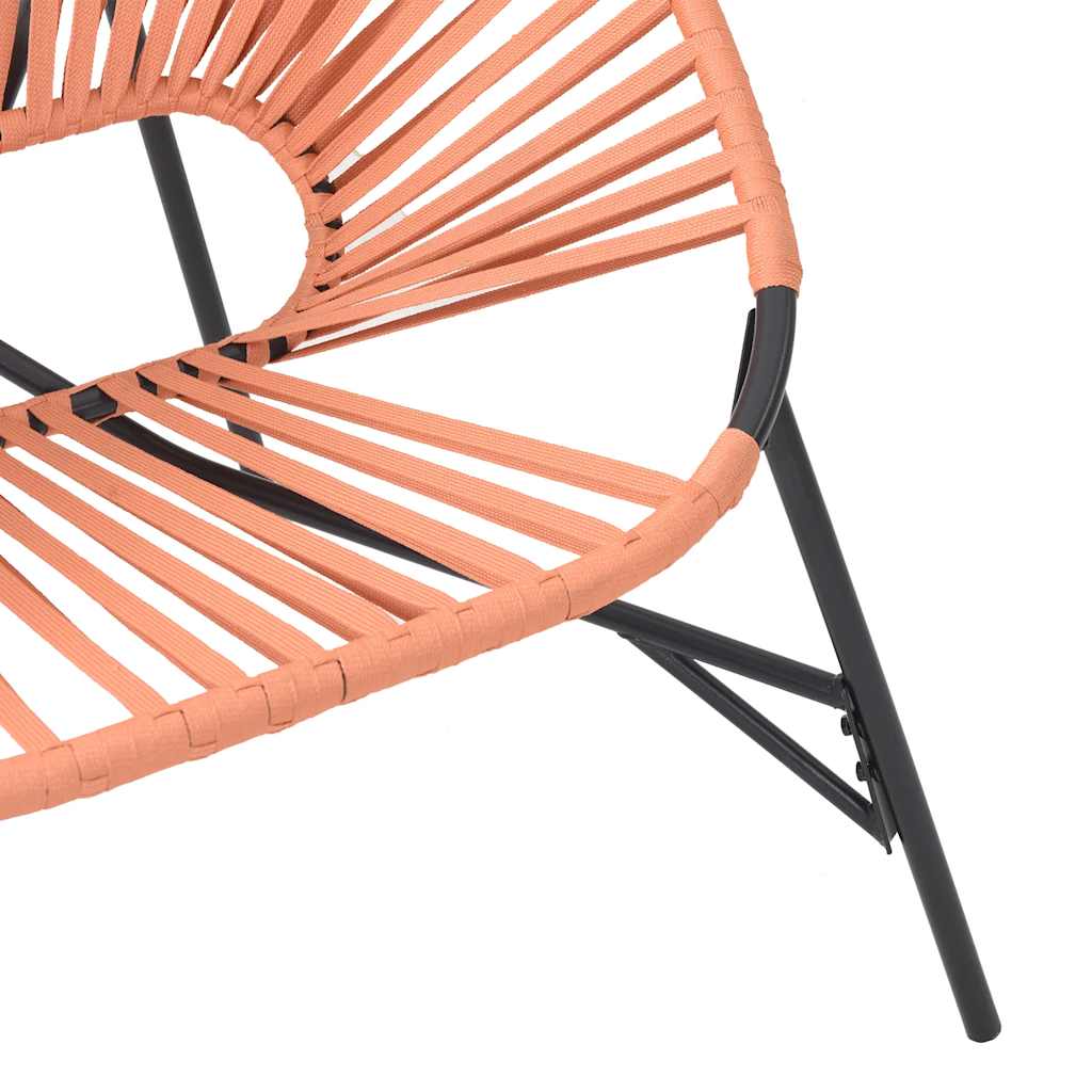 Gartenstuhl-Set 3-Tlg. Poly Rattan