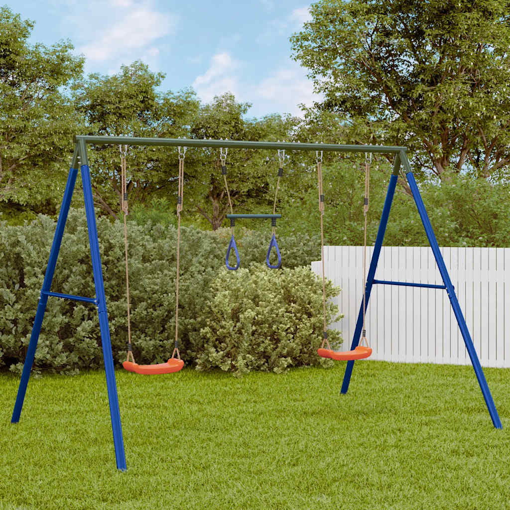 Schaukel-Set Mit Schaukelsitzen Trapez Und Kletterschaukel
