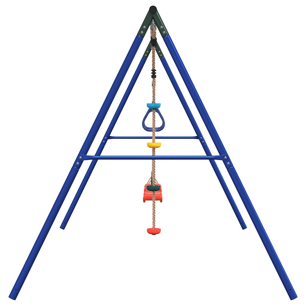 Schaukel-Set Mit Schaukelsitzen Trapez Und Kletterschaukel
