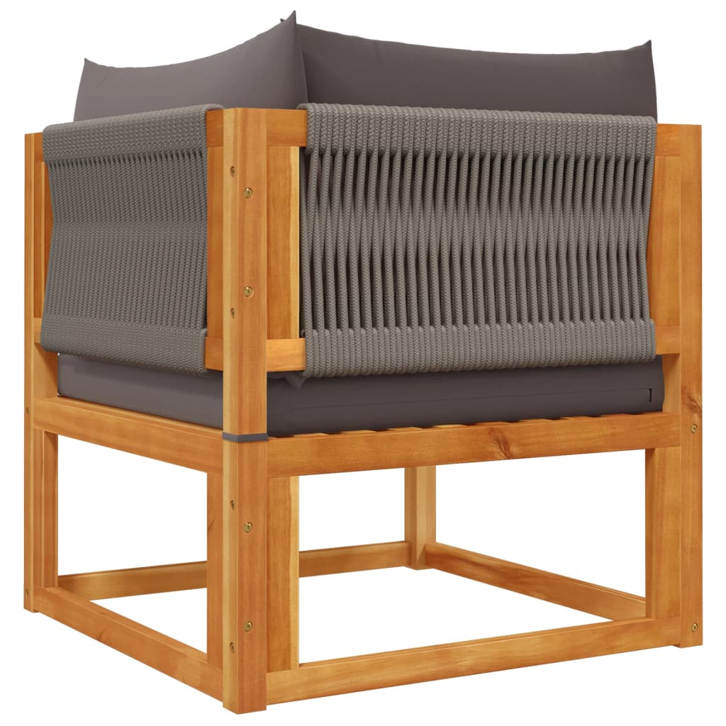 Garten-Ecksofas Mit Kissen 2 Stk. Massivholz Akazie