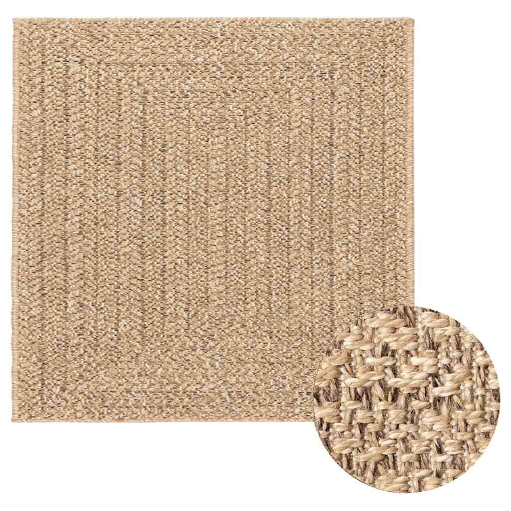 Teppich Zizur Jute-Optik Indoor Und Outdoor Beige