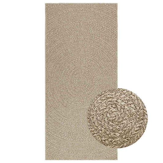 Teppich Zizur Jute-Optik Indoor Und Outdoor Beige