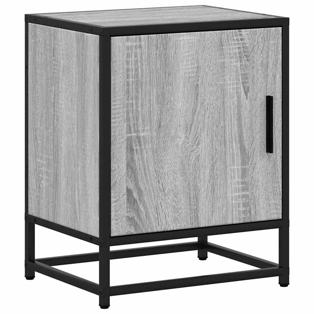 Nachttisch 40X31X50 Cm Holzwerkstoff Und Metall