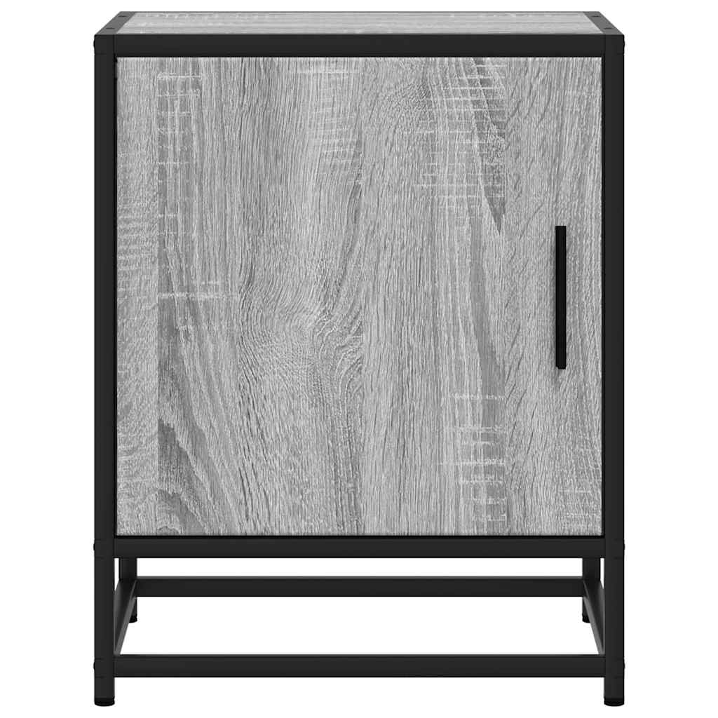 Nachttisch 40X31X50 Cm Holzwerkstoff Und Metall