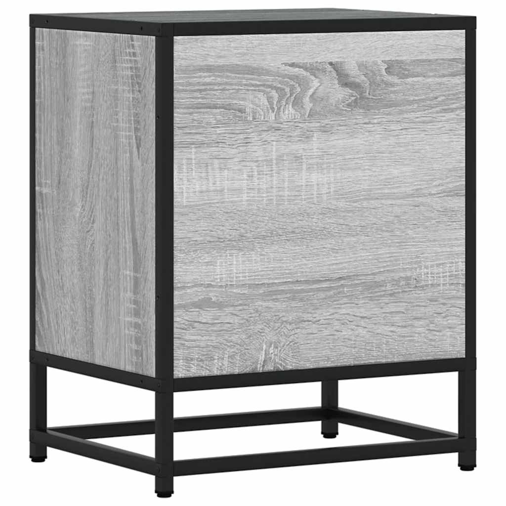 Nachttisch 40X31X50 Cm Holzwerkstoff Und Metall