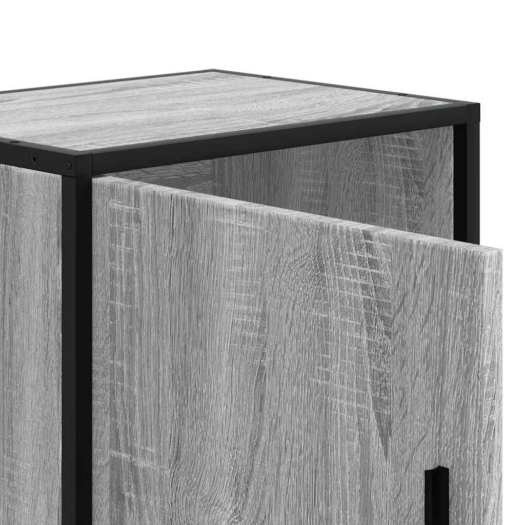 Nachttisch 40X31X50 Cm Holzwerkstoff Und Metall