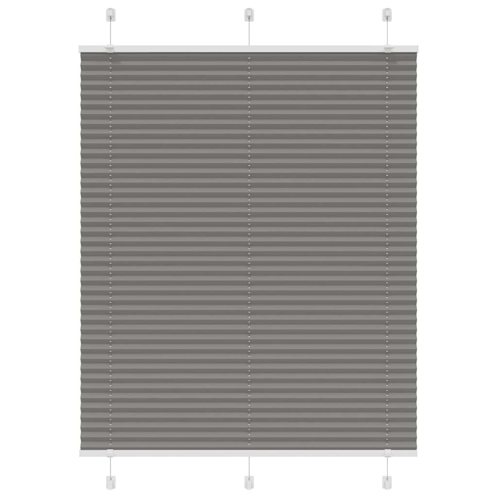 Plissee Stoffbreite 54,4 Cm Polyester Anthrazit