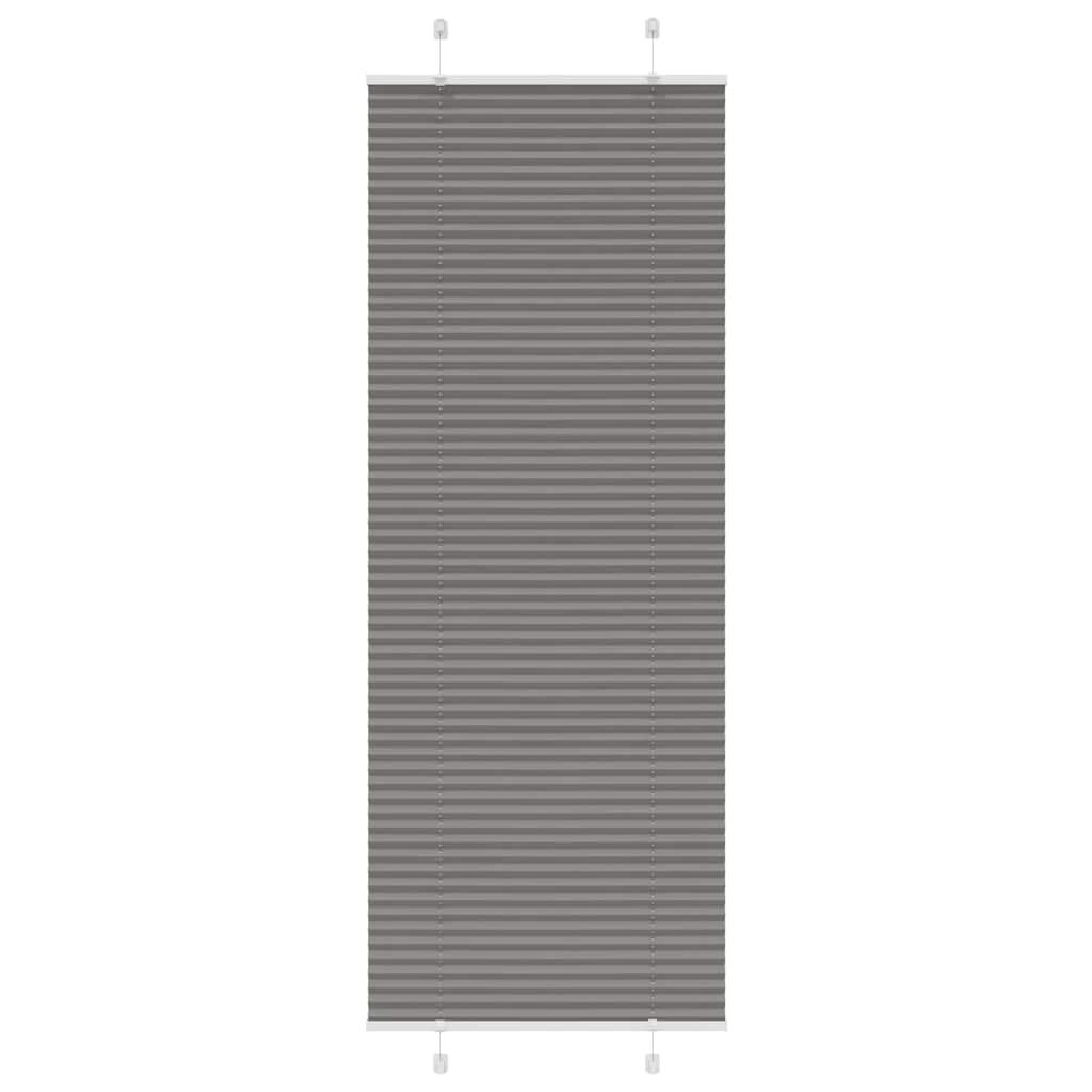 Plissee Stoffbreite 54,4 Cm Polyester Anthrazit