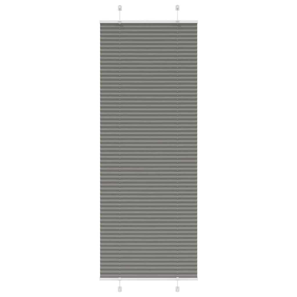 Plissee Stoffbreite 54,4 Cm Polyester Anthrazit