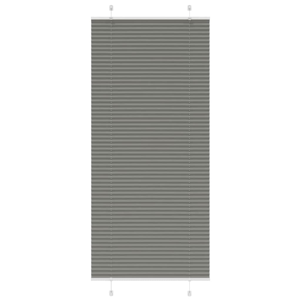 Plissee Stoffbreite 54,4 Cm Polyester Anthrazit