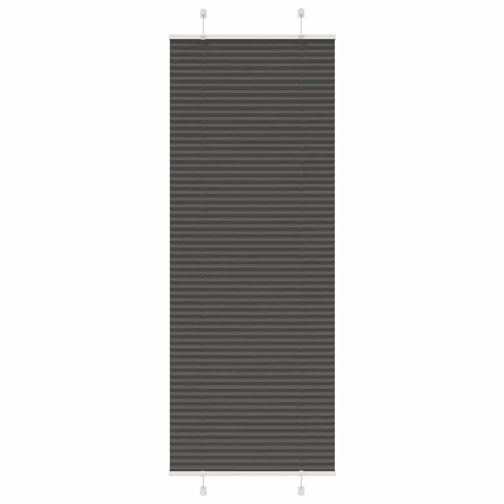 Plissee Stoffbreite 69,4 Cm Polyester Schwarz