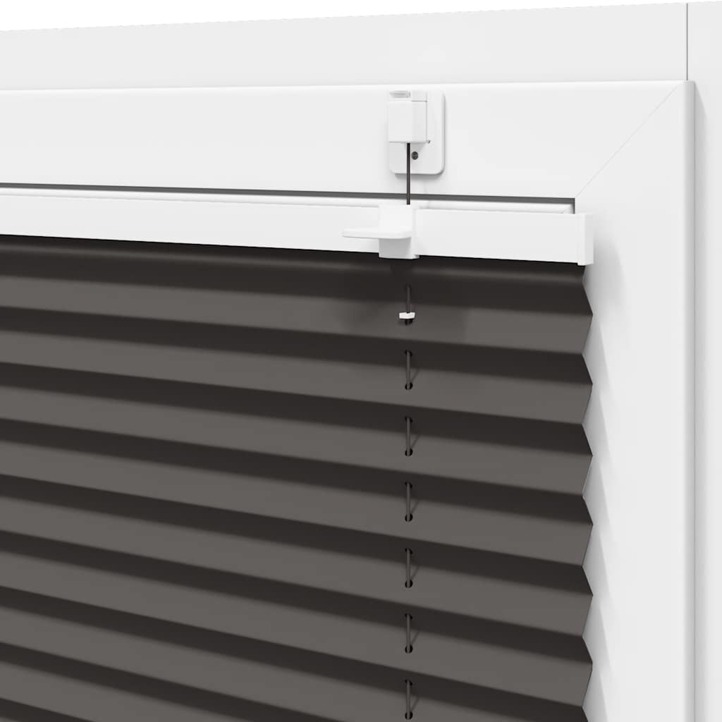 Plissee Stoffbreite 69,4 Cm Polyester Schwarz