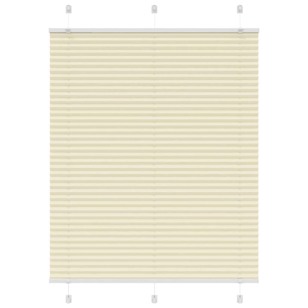 Plissee Stoffbreite 109,4 Cm Polyester Creme