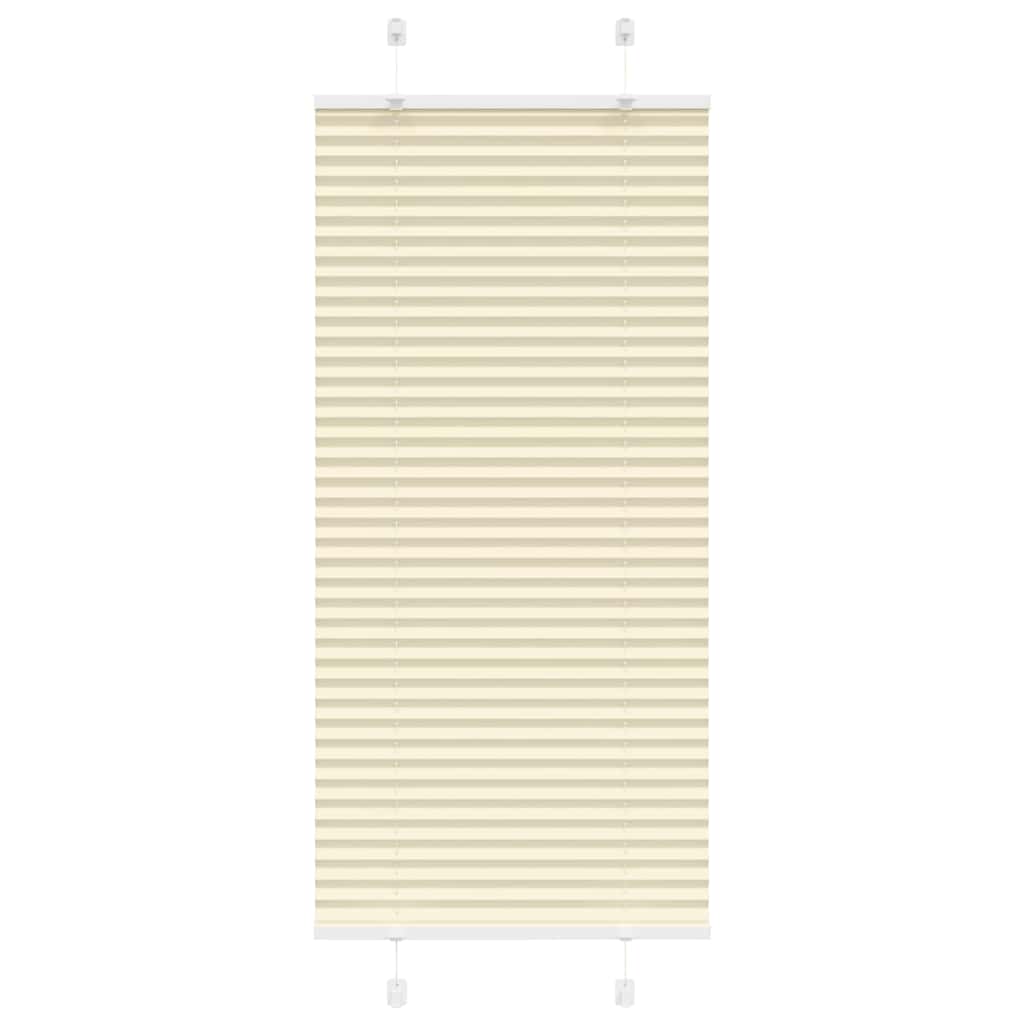 Plissee Stoffbreite 109,4 Cm Polyester Creme