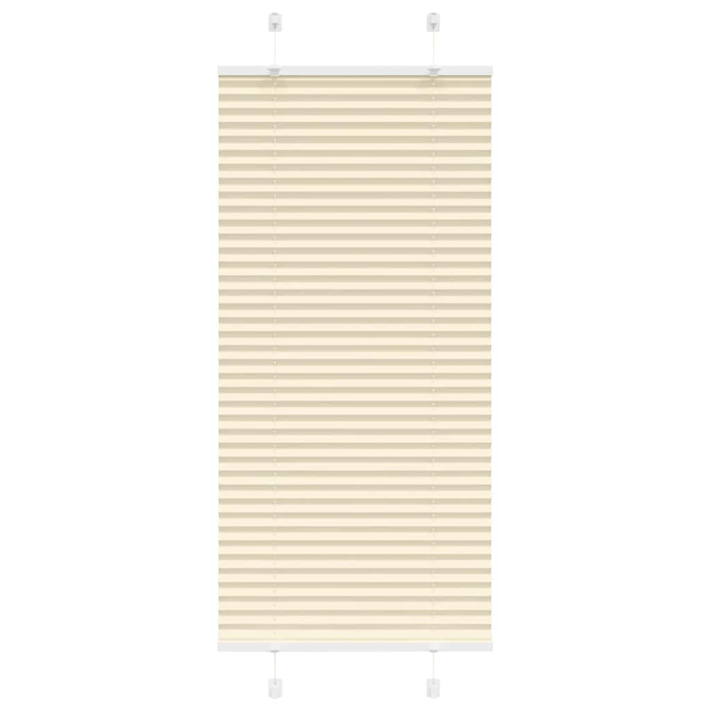 Plissee Stoffbreite 109,4 Cm Polyester Creme