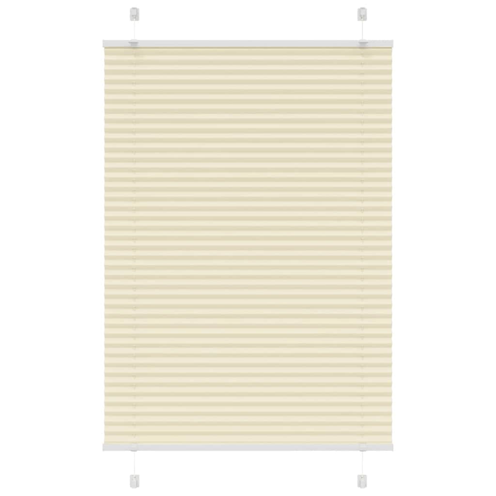 Plissee Stoffbreite 109,4 Cm Polyester Creme