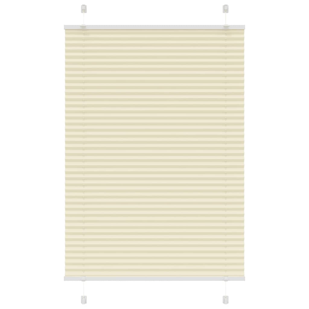 Plissee Stoffbreite 109,4 Cm Polyester Creme