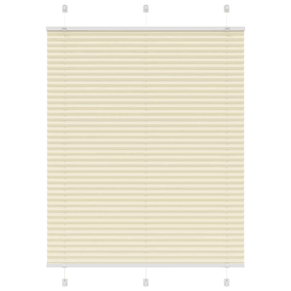 Plissee Stoffbreite 109,4 Cm Polyester Creme