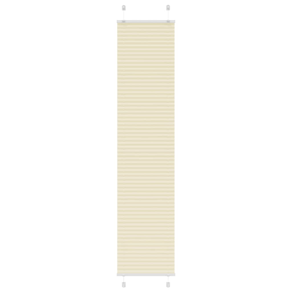 Plissee Stoffbreite 109,4 Cm Polyester Creme