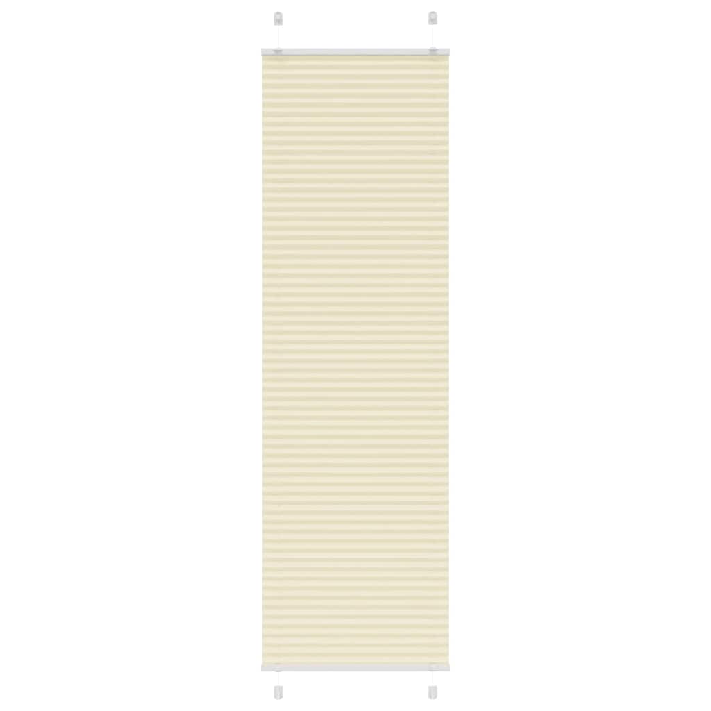 Plissee Stoffbreite 109,4 Cm Polyester Creme
