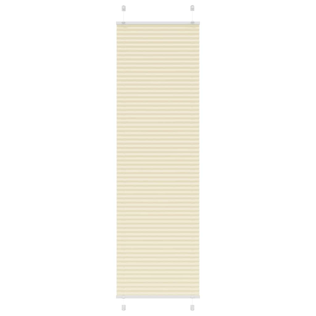 Plissee Stoffbreite 109,4 Cm Polyester Creme