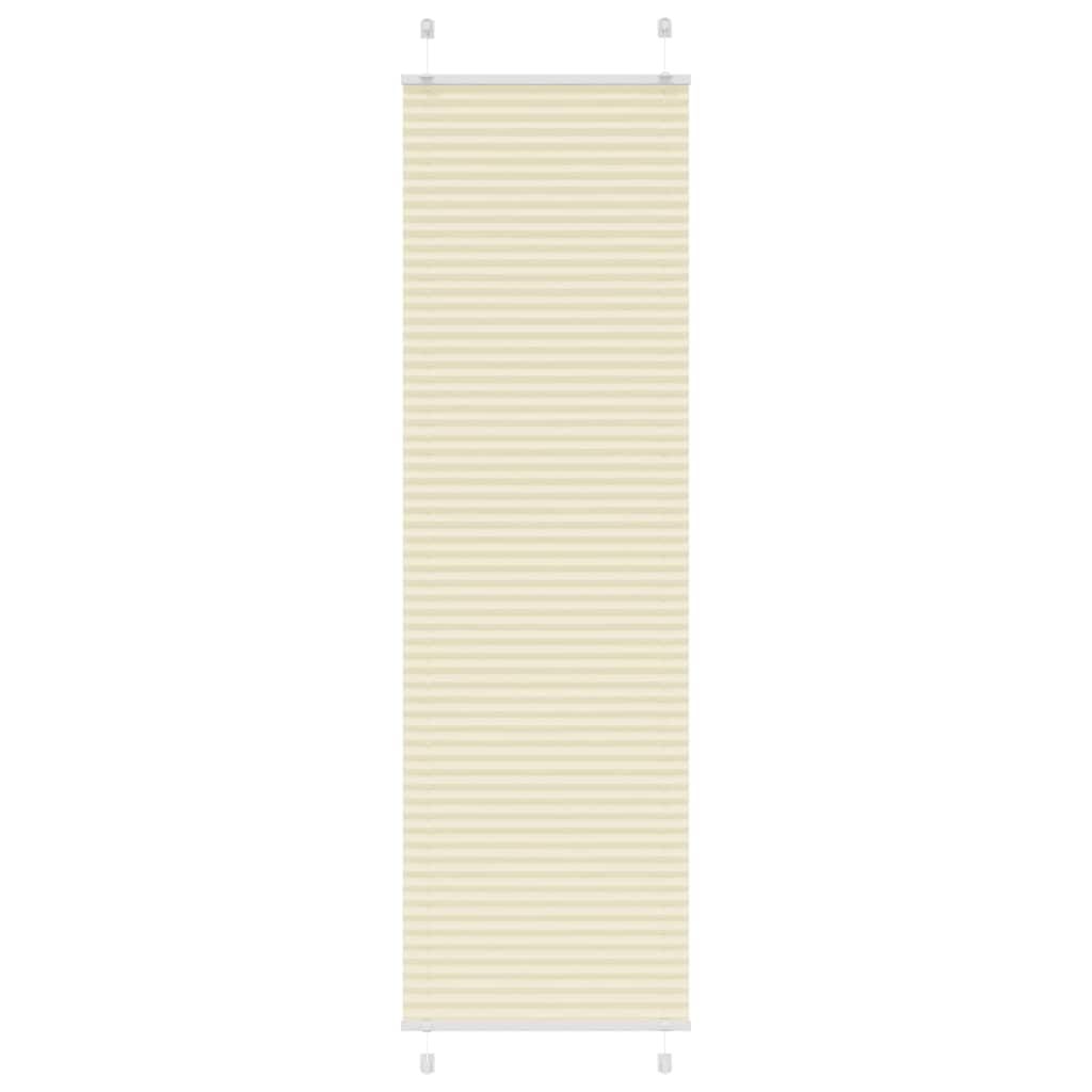 Plissee Stoffbreite 109,4 Cm Polyester Creme