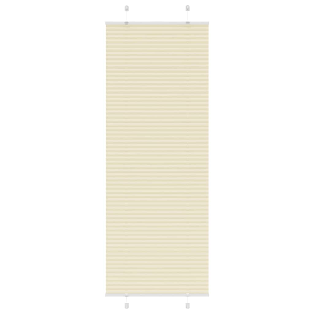 Plissee Stoffbreite 109,4 Cm Polyester Creme