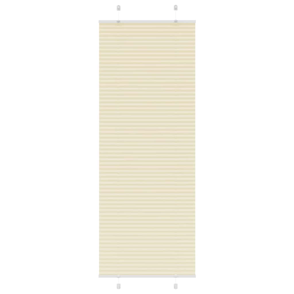 Plissee Stoffbreite 109,4 Cm Polyester Creme