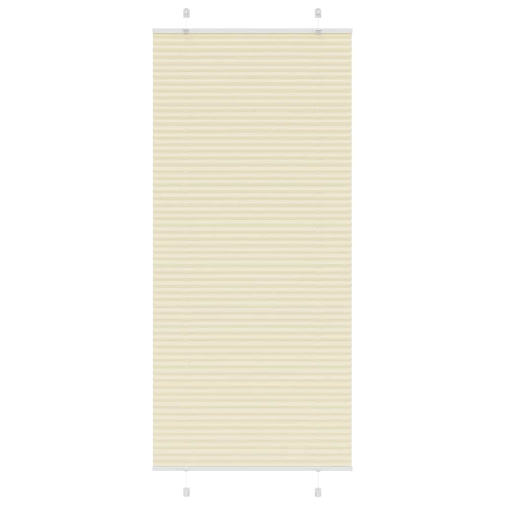 Plissee Stoffbreite 109,4 Cm Polyester Creme