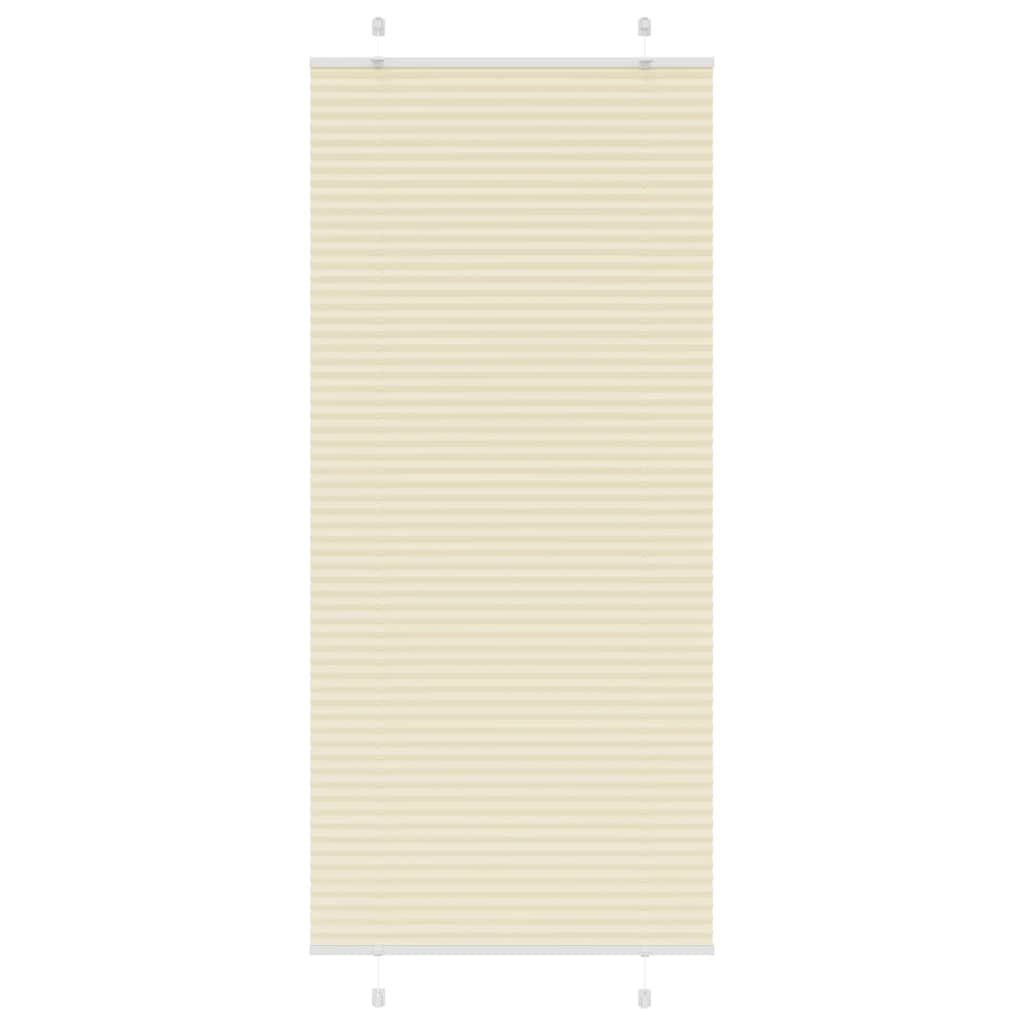 Plissee Stoffbreite 109,4 Cm Polyester Creme