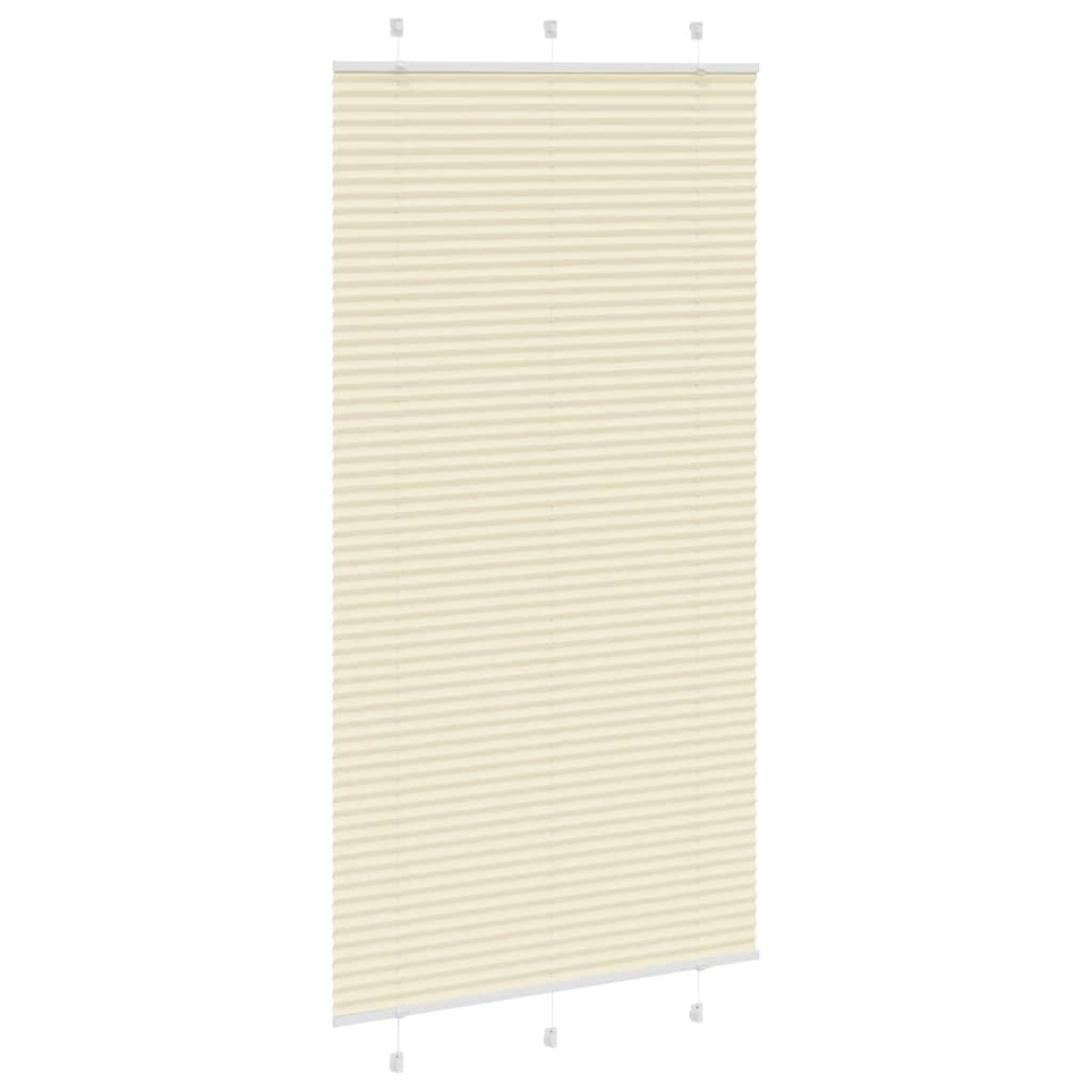 Plissee Stoffbreite 109,4 Cm Polyester Creme