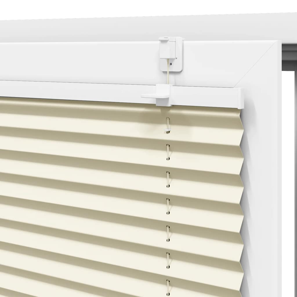 Plissee Stoffbreite 109,4 Cm Polyester Creme