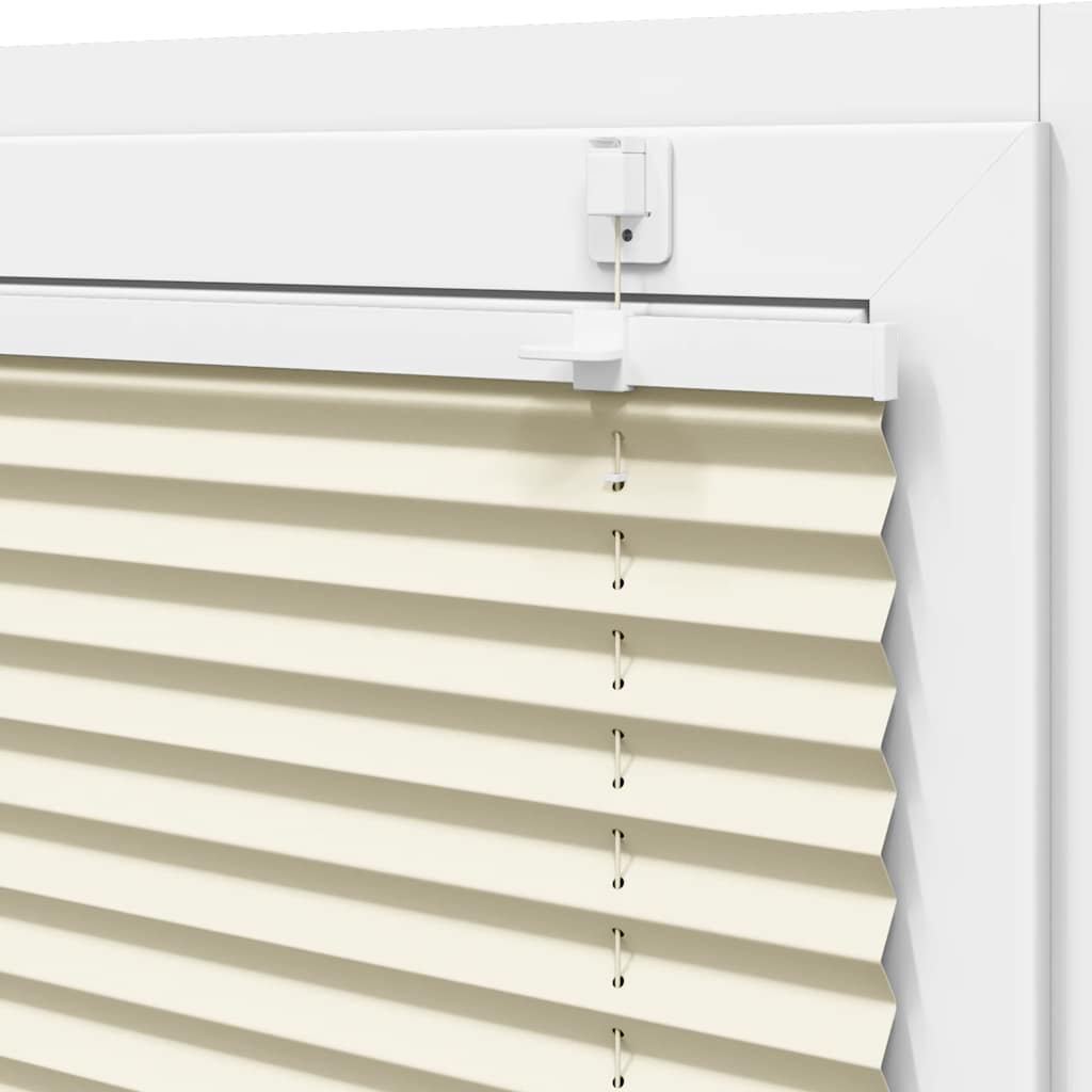 Plissee Stoffbreite 109,4 Cm Polyester Creme