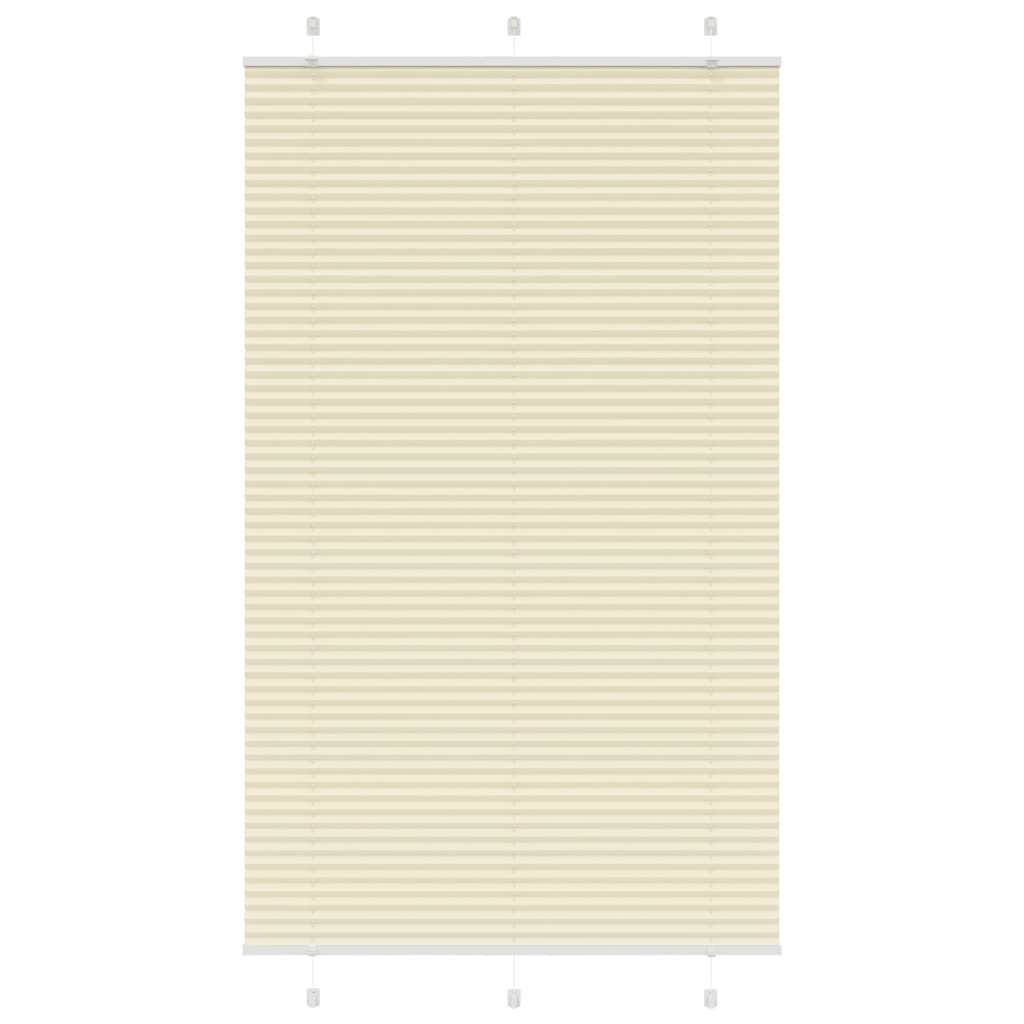 Plissee Stoffbreite 109,4 Cm Polyester Creme