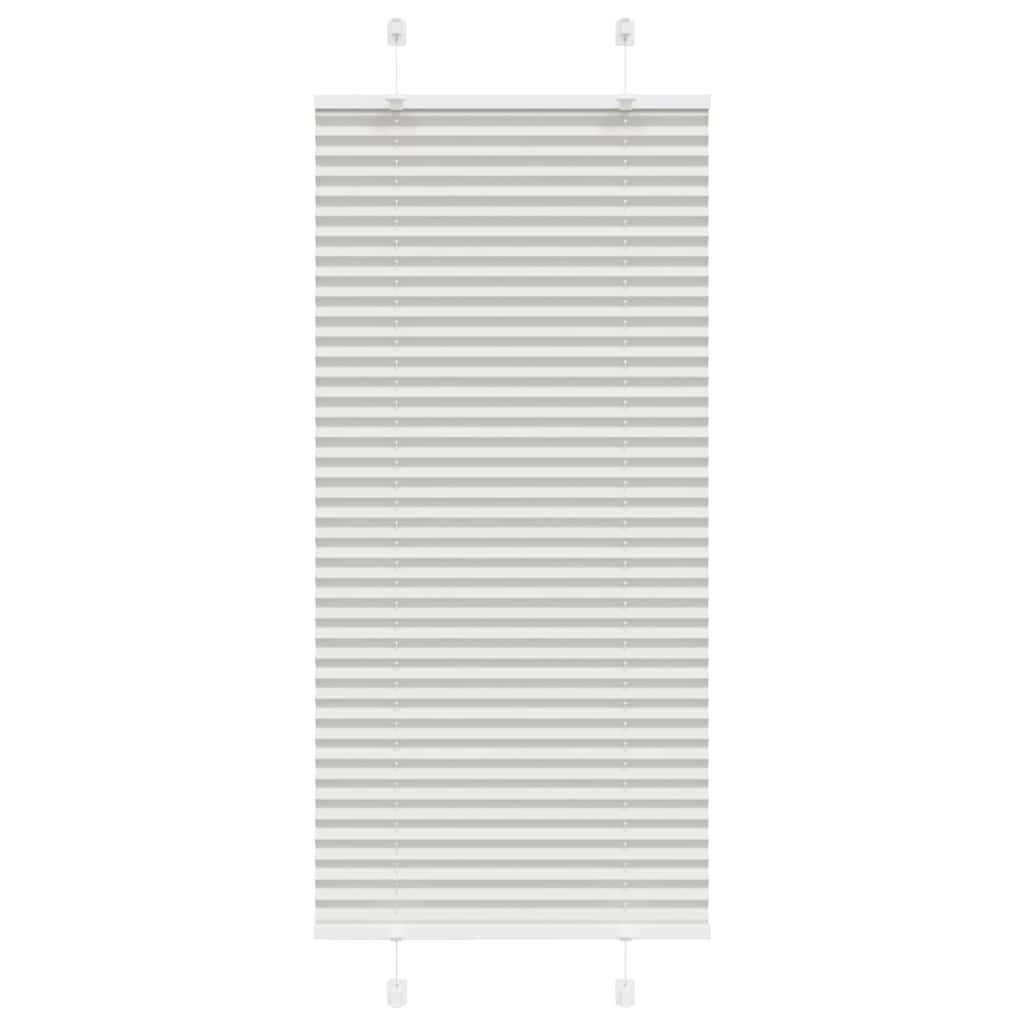 Plissee Stoffbreite 54,4 Cm Polyester Hellgrau