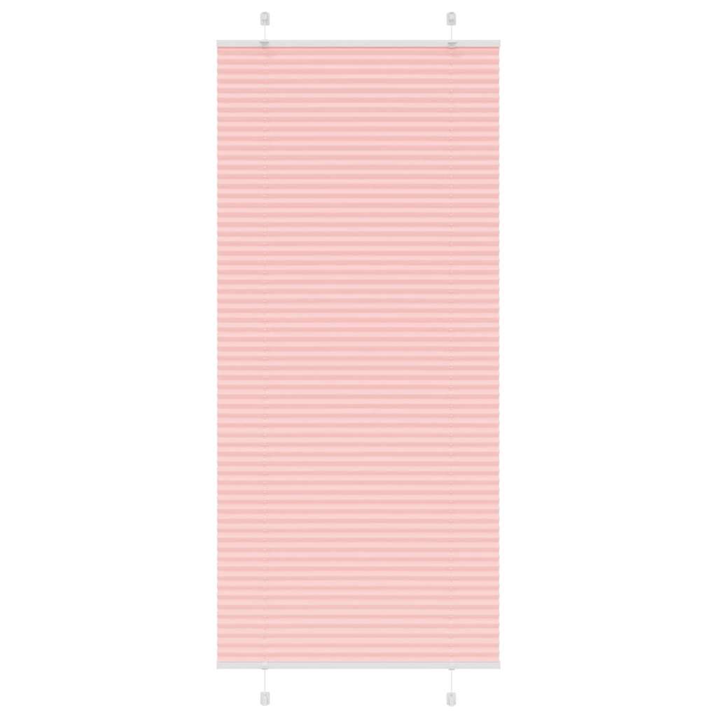 Plissee Stoffbreite 109,4 Cm Polyester Rosa