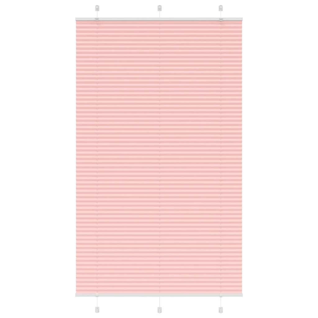 Plissee Stoffbreite 109,4 Cm Polyester Rosa