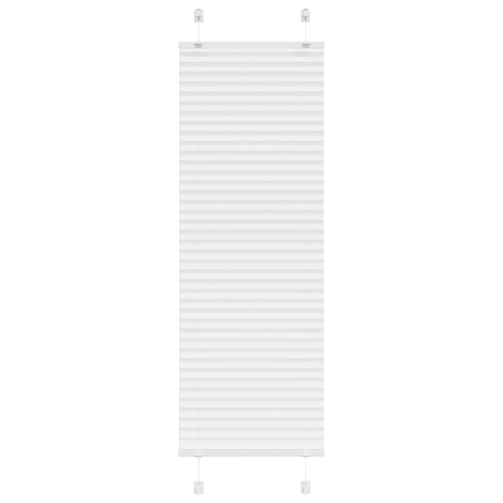 Plissee Stoffbreite 79,4 Cm Polyester Weiß