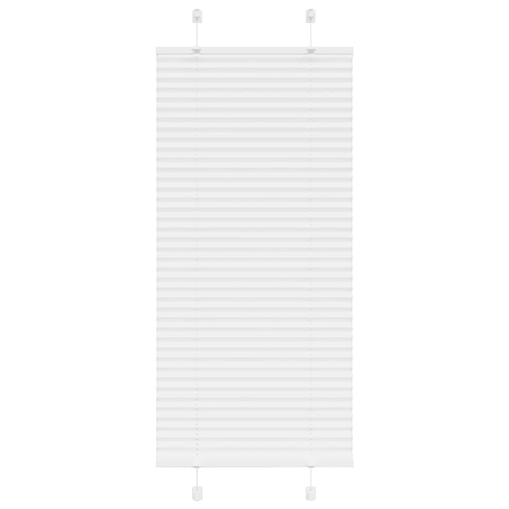 Plissee Stoffbreite 79,4 Cm Polyester Weiß