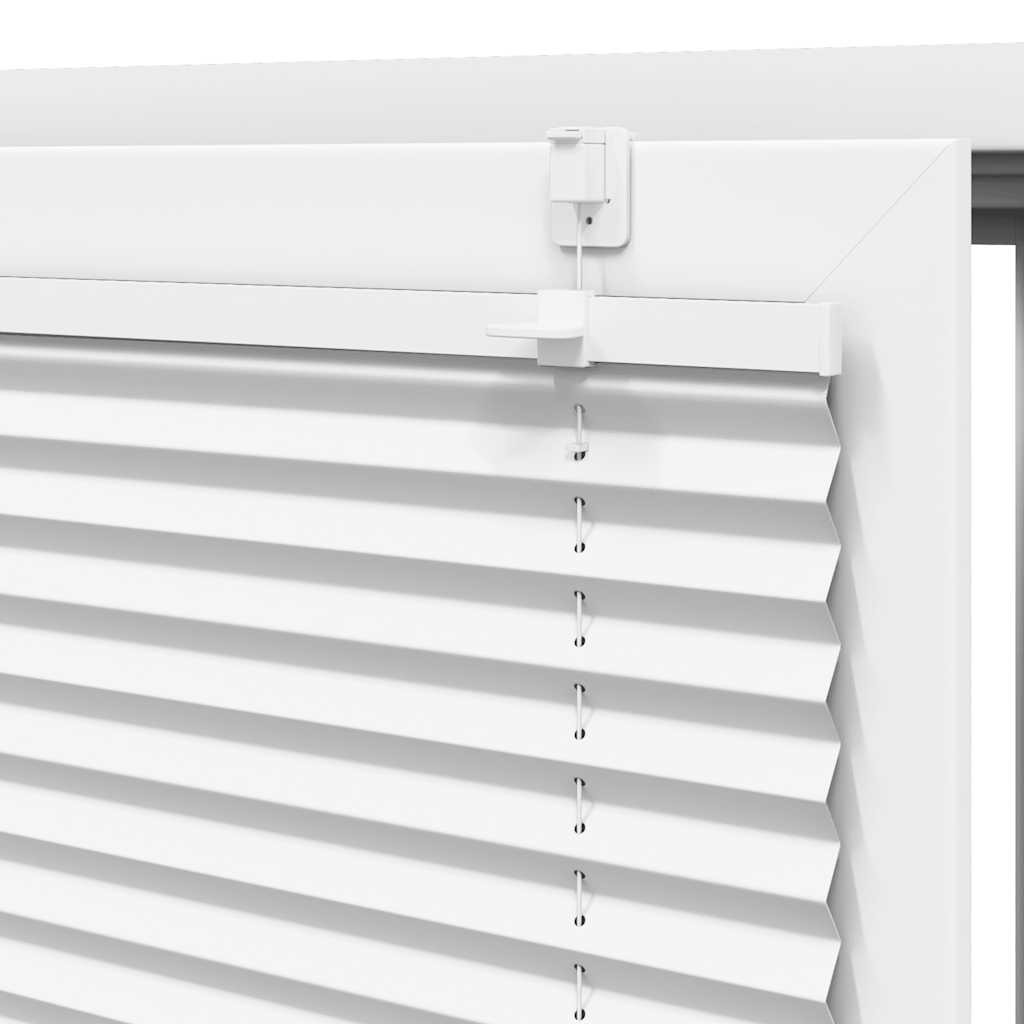 Plissee Stoffbreite 79,4 Cm Polyester Weiß