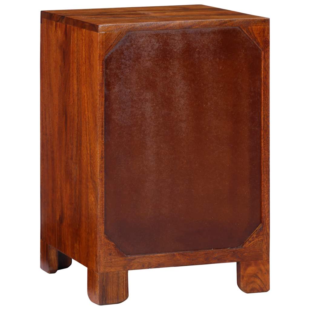 Nachttisch 40X40X60 Cm Massivholz Akazie